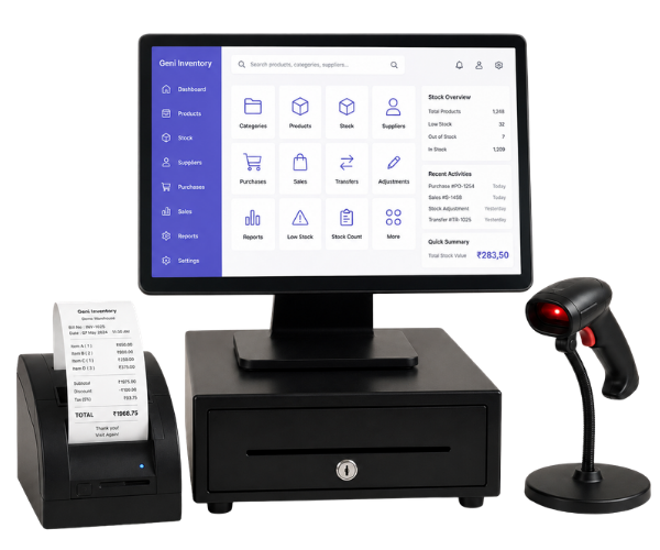 Geni inventory dashboard representation